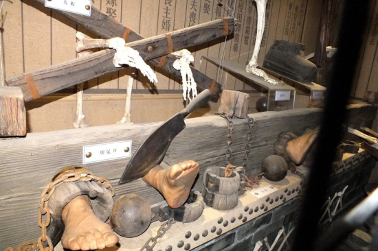 古代刑具展&mdash;&mdash;削足刀，非常殘忍的刑罰之一