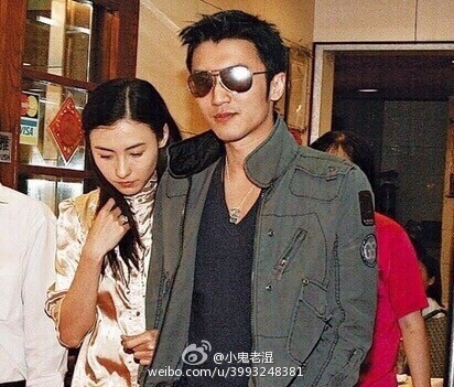 張柏芝謝霆鋒舊照