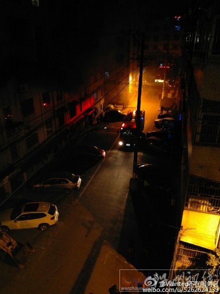 著火位置在該樓的四層