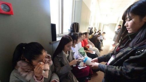 中戲藝考生面試現場