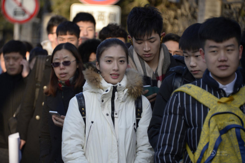 中戲藝考生面試現場