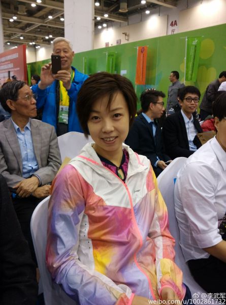 張怡寧現身世乒賽