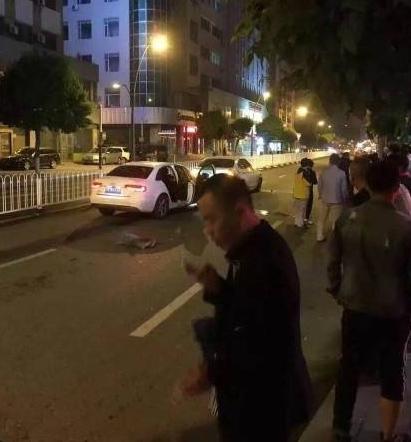 長春發生電瓶車醉駕闖紅燈遭兩車碾壓車禍