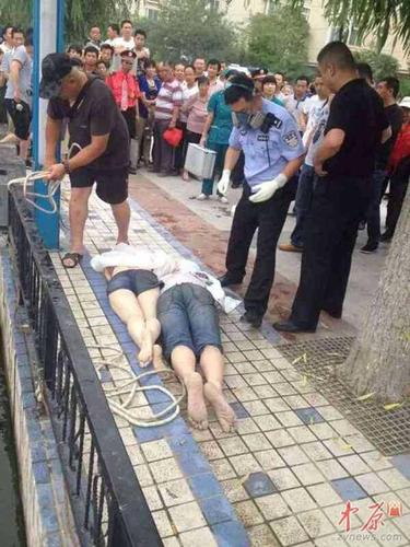 情侶相繼跳湖身亡