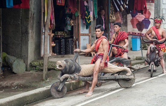 菲律賓伊戈洛特人木雕自行車公路賽
