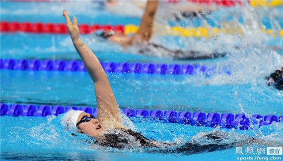 女子混合泳葉詩(shī)文成績(jī)倒數(shù)第一