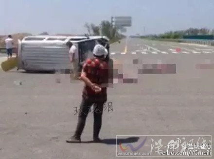 大豐港口海提公路車禍現場圖片