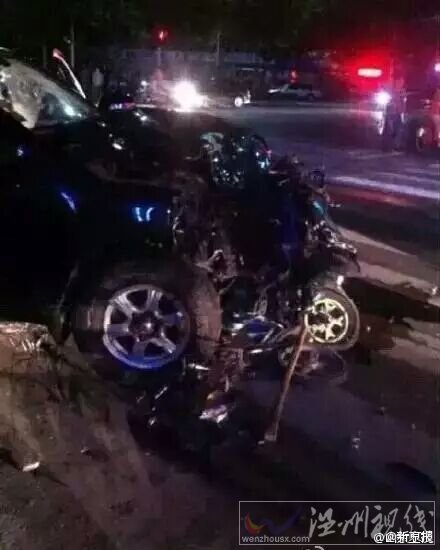 濰坊越野車(chē)撞人