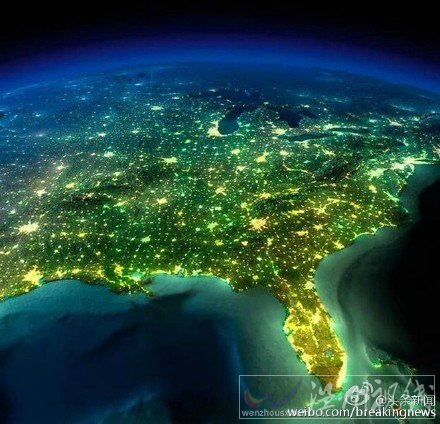 NASA航拍地球圖片