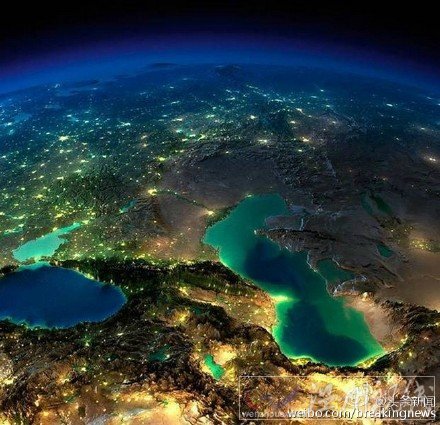 地球在晚上的樣子