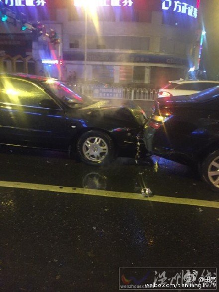 田亮在長沙遭遇車禍