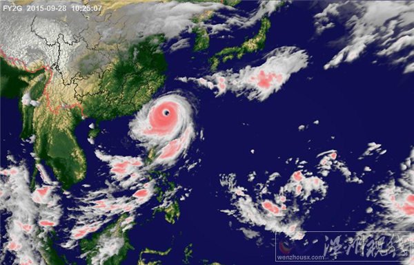 臺(tái)風(fēng)杜鵑實(shí)況衛(wèi)星云圖