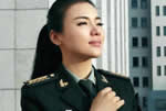陳思思曬軍裝照 受邀2015閱兵現場觀禮的明星