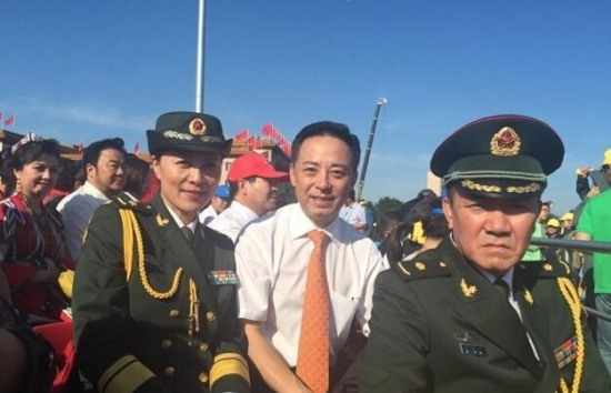 受邀2015閱兵現場觀禮的明星