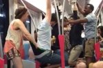 外籍乘客地鐵打鬧不文明行為