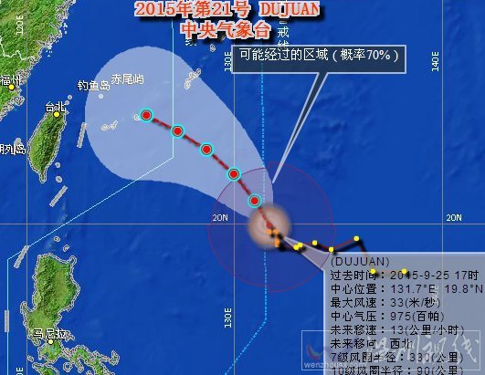 臺(tái)風(fēng)杜鵑路徑