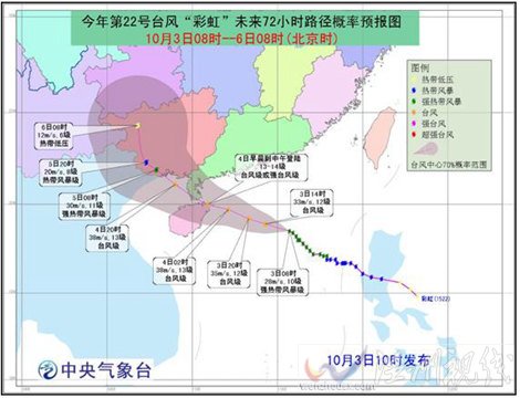 彩虹臺風登陸文昌市