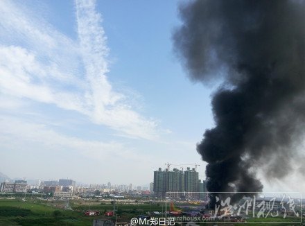 溫州一危化品倉庫大火