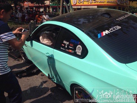 杭州寶馬街頭飆車