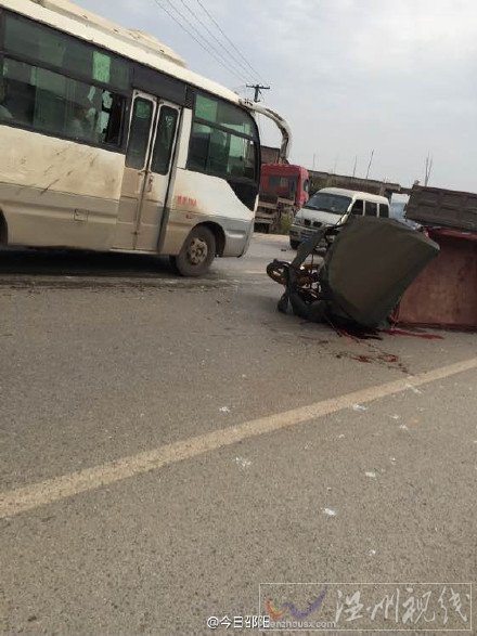 省道315邵東段事故現場