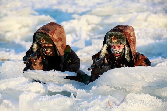 黑龍江黑河哨兵照片