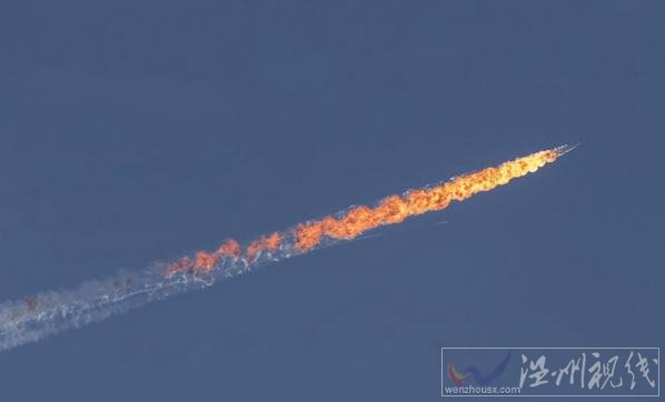 俄羅斯蘇-24遭土耳其戰機擊落