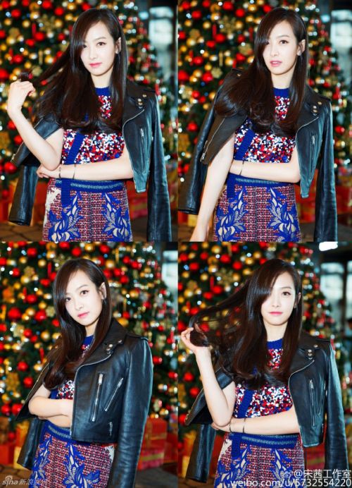 宋茜圣誕街拍曝光