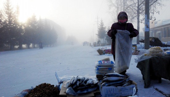 呼倫貝爾市遭遇極端低溫天氣