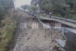 永嘉公路塌方 沙頭鎮淡下線嶺窟路段公路塌方