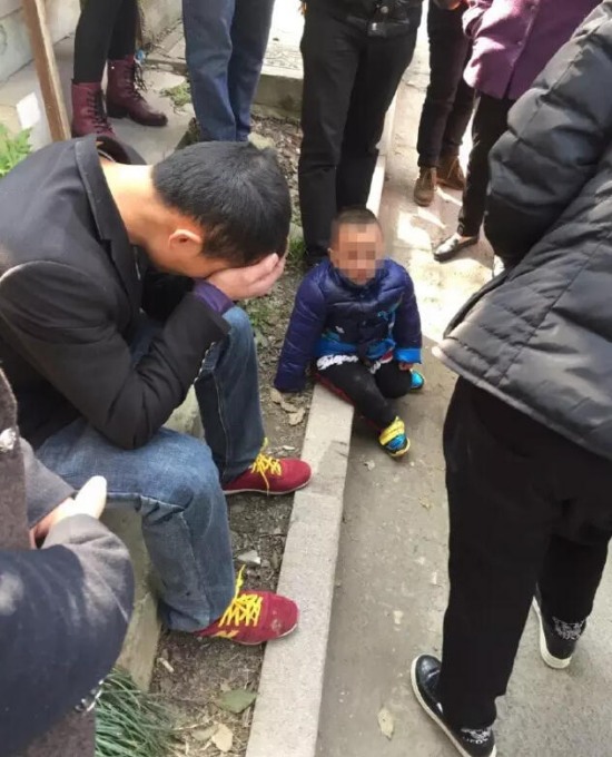 網曝溫州有男子遺棄孩子