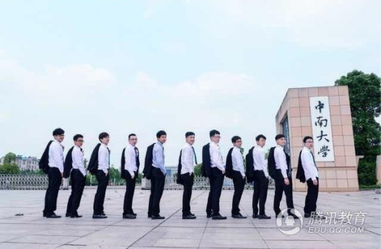 最陽剛畢業照走紅