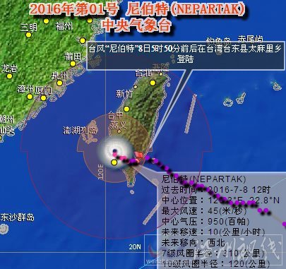 尼伯特臺風(fēng)路徑圖