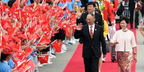 奧運(yùn)代表團(tuán)訪(fǎng)港