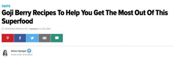 中國特產(chǎn)外國走紅 外網(wǎng)研究出枸杞的19種吃法