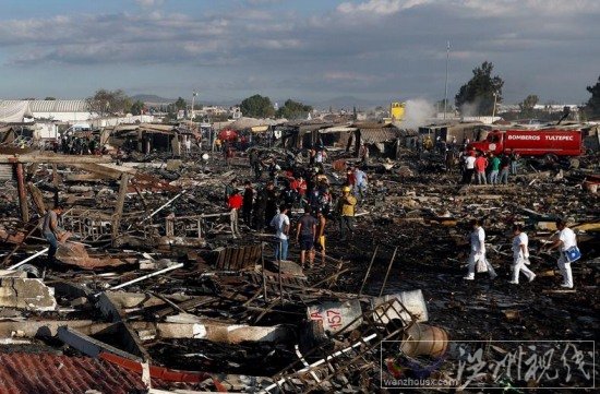 墨西哥煙花市場爆炸