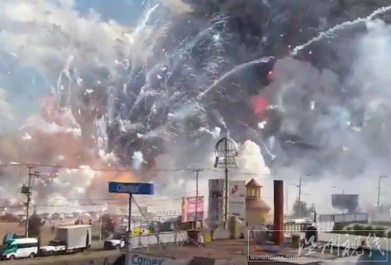 墨西哥煙花市場爆炸