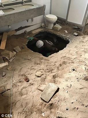 差3米就挖到銀行