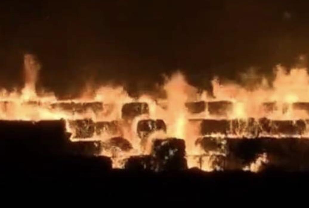 天津港發生火災