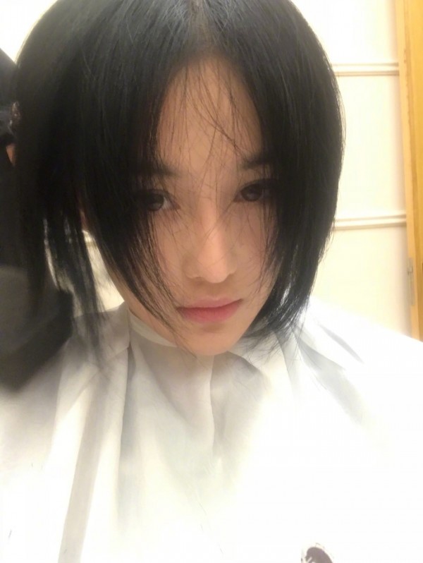 張馨予剪掉長發