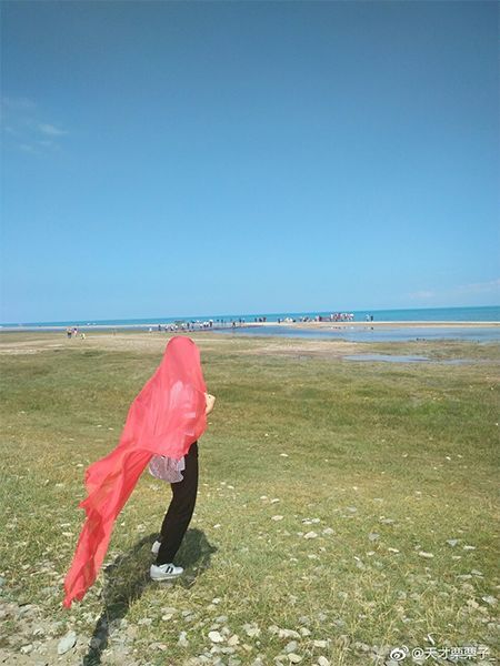 阿姨7條絲巾照相