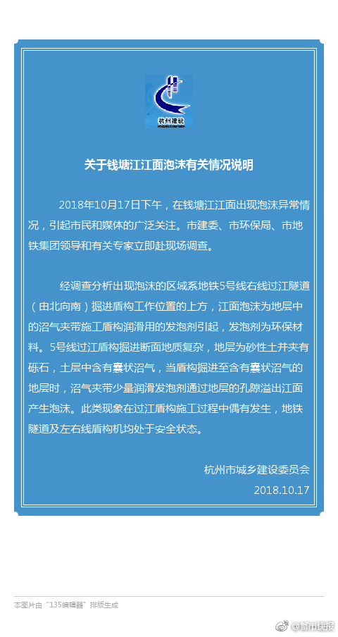 錢塘江現(xiàn)神秘漩渦原因查明：沼氣夾帶潤滑用的發(fā)泡劑