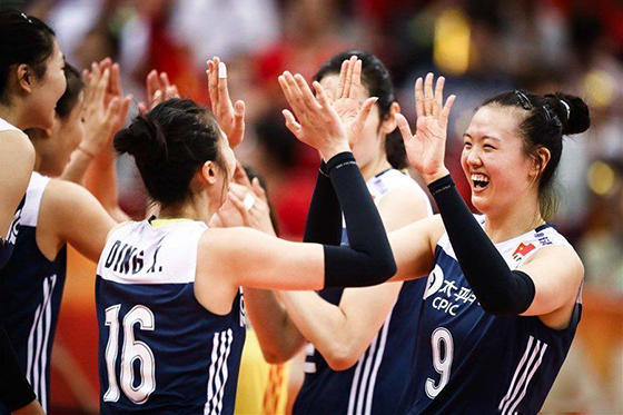 中國女排小組第一