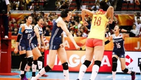 女排3-2逆轉美國