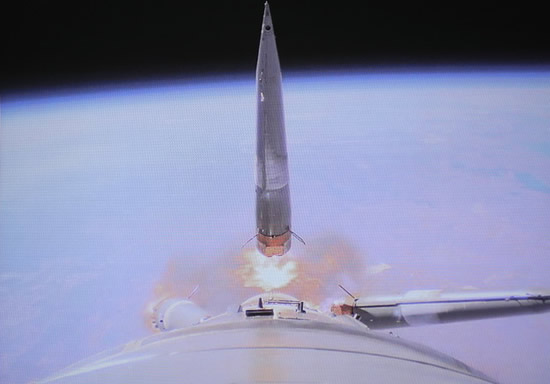 飛船發(fā)射失敗畫面