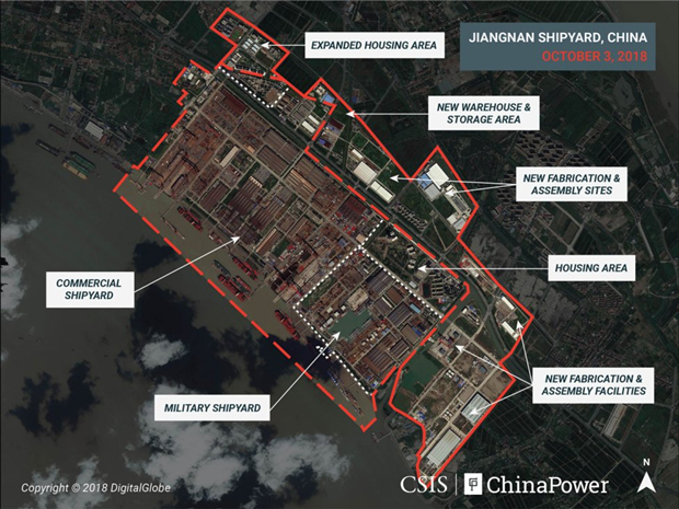 美國偷看中國造船