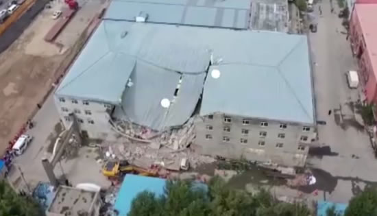 哈爾濱倉庫坍塌被困9人遇難