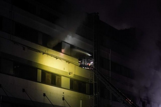 上海一企業廠房失火8人失聯