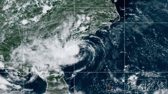 熱帶風(fēng)暴丹尼登陸南卡羅來納州