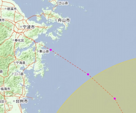 舟山臺風煙花最新消息