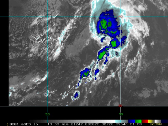 北大西洋臺風朱利安生成